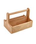 GenWare FSC 100% Hevea Wood Table Caddy - Pack 1