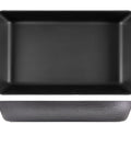 GenWare Melamine Black Jute Deep Dish GN 1/1 - Pack 1