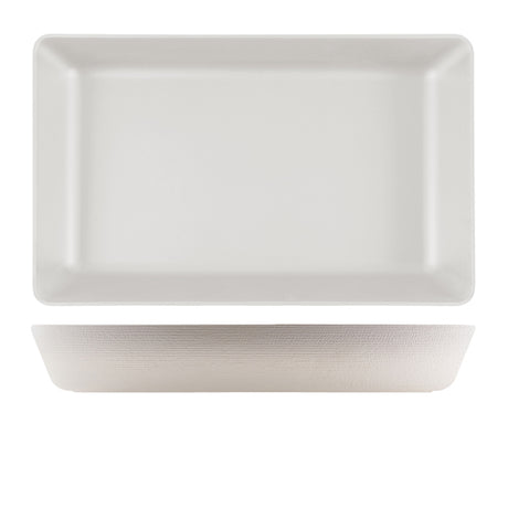 GenWare Melamine White Jute Deep Dish GN 1/1 - Pack 1
