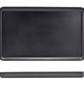 GenWare Melamine Black Jute Platter GN 1/1 - Pack 1