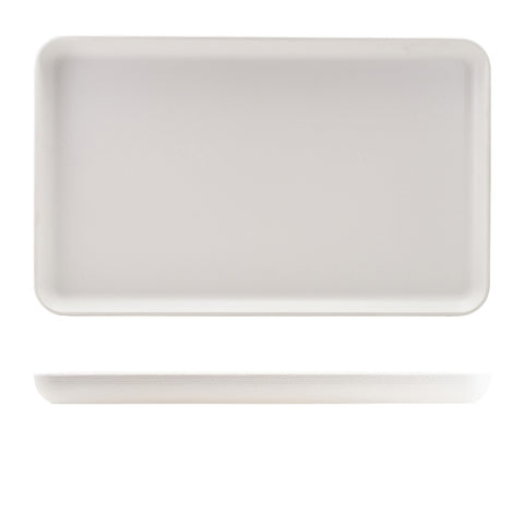 GenWare Melamine White Jute Platter GN 1/1 - Pack 1