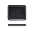 GenWare Melamine Black Jute Platter GN 1/2 - Pack 1