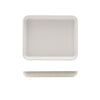 GenWare Melamine White Jute Platter GN 1/2 - Pack 1