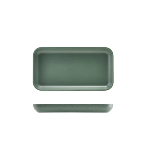 GenWare Melamine Green Jute Platter GN 1/3 - Pack 1
