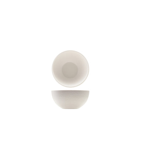 GenWare Melamine White Jute Buffet Bowl 15.5 x 7.5cm - Pack 1