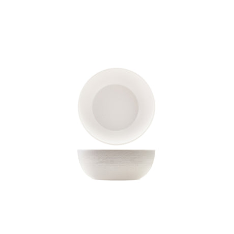 GenWare Melamine White Jute Buffet Bowl 20 x 7.5cm - Pack 1