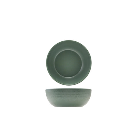GenWare Melamine Green Jute Buffet Bowl 20 x 7.5cm - Pack 1