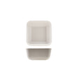 GenWare Melamine White Jute Square Buffet Bowl 20cm - Pack 1