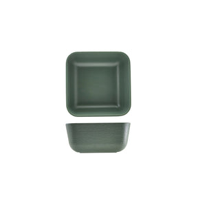 GenWare Melamine Green Jute Square Buffet Bowl 20cm - Pack 1