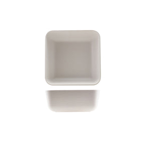 GenWare Melamine White Jute Square Buffet Bowl 25cm - Pack 1