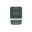 GenWare Melamine Green Jute Square Buffet Bowl 25cm - Pack 1