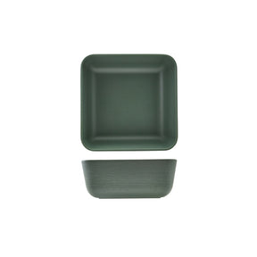 GenWare Melamine Green Jute Square Buffet Bowl 25cm - Pack 1