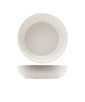 GenWare Melamine White Jute Buffet Bowl 28 x 7.5cm - Pack 1