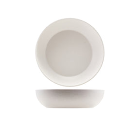 GenWare Melamine White Jute Buffet Bowl 28 x 7.5cm - Pack 1