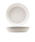 GenWare Melamine White Jute Buffet Bowl 35 x 7.5cm - Pack 1