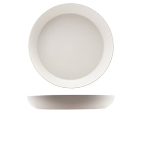 GenWare Melamine White Jute Buffet Bowl 42 x 6cm - Pack 1