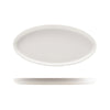 GenWare Melamine White Jute Oval Dish 47.5 x 23.8 x 3.5cm - Pack 1