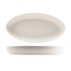 GenWare Melamine White Jute Deep Oval Dish 55 x 27.5 x 7.5cm - Pack 1