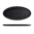 GenWare Melamine Black Jute Oval Dish 55 x 27.5 x 3.5cm - Pack 1