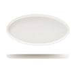 GenWare Melamine White Jute Oval Dish 55 x 27.5 x 3.5cm - Pack 1