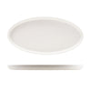 GenWare Melamine White Jute Oval Dish 55 x 27.5 x 3.5cm - Pack 1