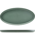 GenWare Melamine Green Jute Oval Dish 55 x 27.5 x 3.5cm - Pack 1