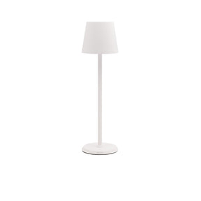Feline LED Cordless Table Lamp White 38cm - Pack 1