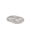 GenWare White Marble Oval Platter 25x17cm - Pack 1