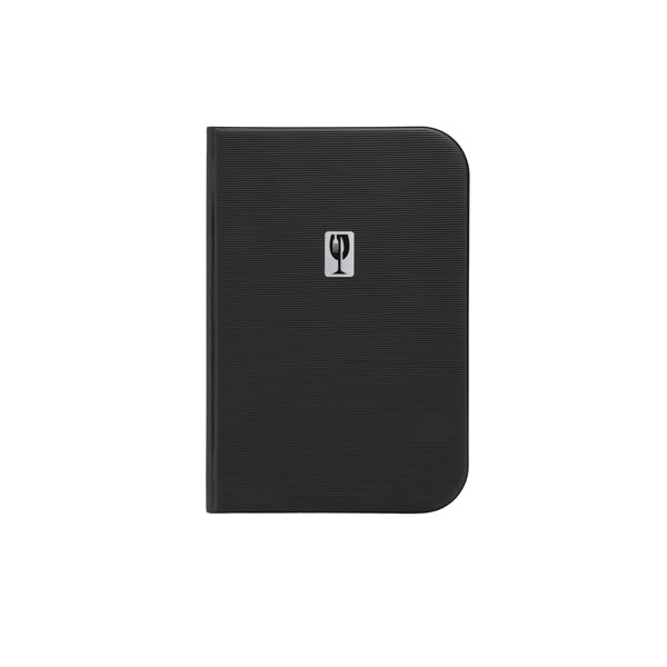 Essential A4 Menu Holder Black 12 Pages - Pack 1