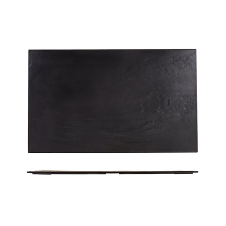 GenWare Melamine Slate Effect Platter GN 1/1 - Pack 1
