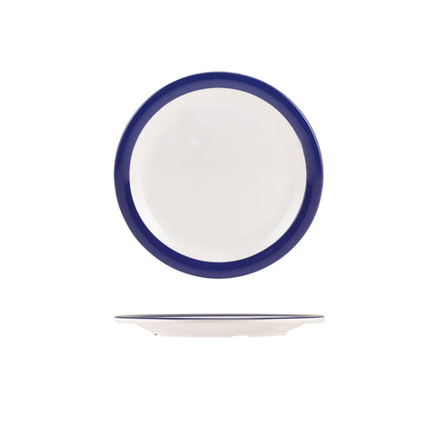 GenWare Melamine Blue Band Plate 16cm/ 6.25" - Pack 12