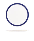GenWare Melamine Blue Band Plate 22.5cm/ 9" - Pack 12