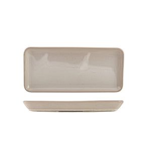 Antigo Porcelain Cinza Narrow Rectangular Platter 27 x 12.5cm - Pack 6