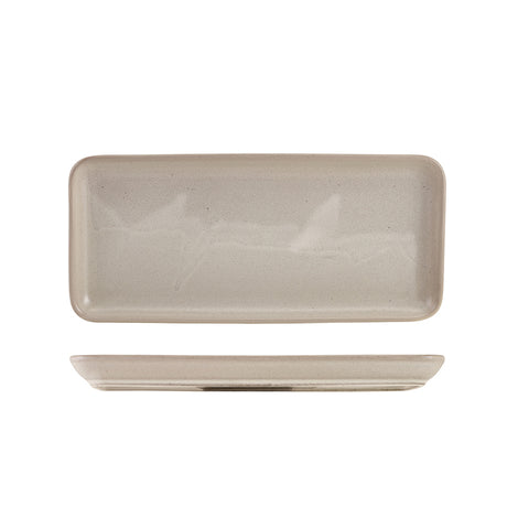 Antigo Porcelain Cinza Narrow Rectangular Platter 31 x 14cm - Pack 6