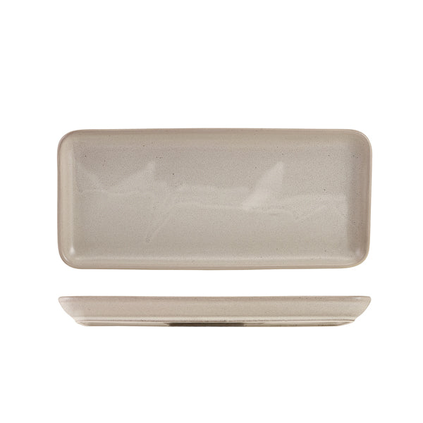 Antigo Porcelain Cinza Narrow Rectangular Platter 31 x 14cm - Pack 6