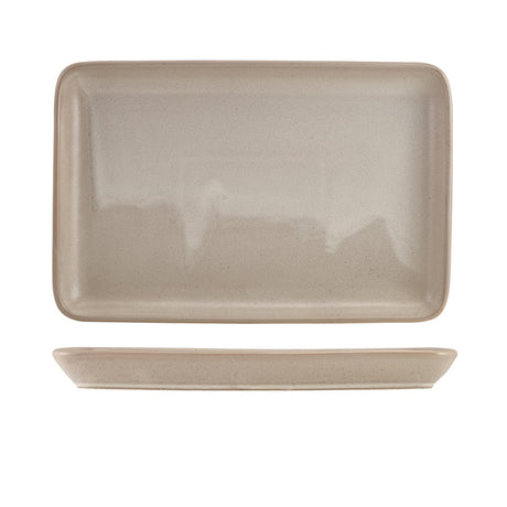 Antigo Porcelain Cinza Rectangular Platter 30 x 20cm - Pack 6