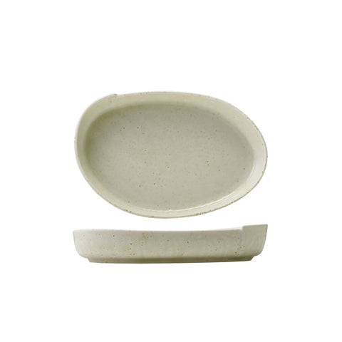 Kozo Porcelain Shiro Oval Plate 23cm - Pack 6