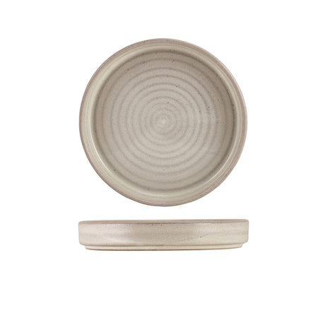 Antigo Porcelain Cinza Presentation Plate 18cm - Pack 6