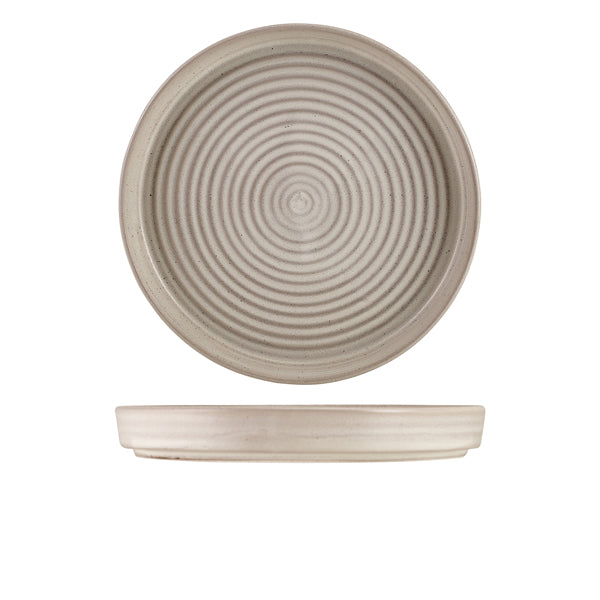 Antigo Porcelain Cinza Presentation Plate 26cm - Pack 6