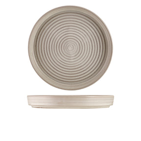 Antigo Porcelain Cinza Presentation Plate 26cm - Pack 6