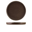 Roko Porcelain Cinder Black Presentation Plate 28cm - Pack 4