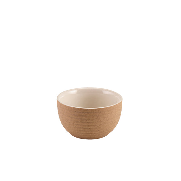 GenWare Kava White Stoneware Ribbed Ramekin 9cl/ 3oz - Pack 12