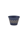 GenWare Metallic Blue Diamond Ramekin 71ml/ 2.5oz - Pack 24