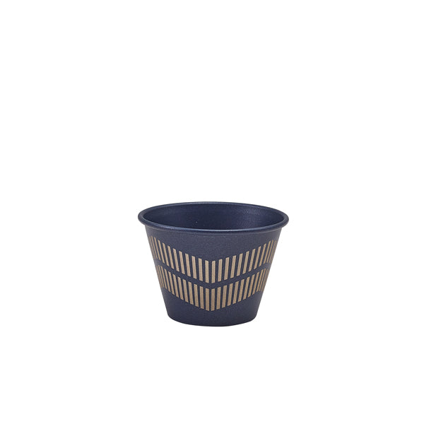 GenWare Metallic Blue Lined Ramekin 71ml/ 2.5oz - Pack 24