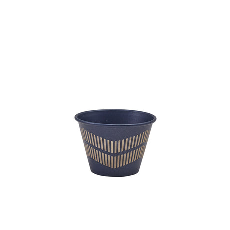 GenWare Metallic Blue Lined Ramekin 71ml/ 2.5oz - Pack 24