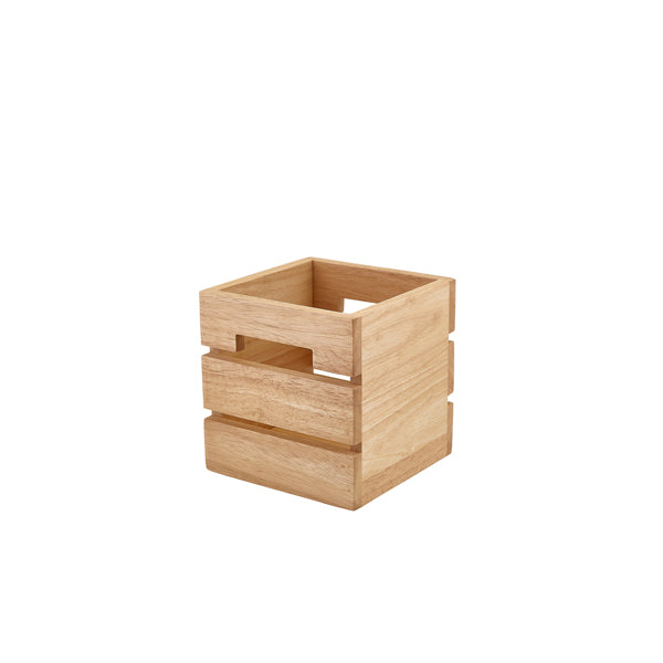 Genware FSC 100% Hevea Wood Box/ Riser 15cm - Pack 1