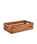 GenWare Acacia Wood Low Box/ Riser GN 1/3 - Pack 1