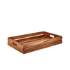 Genware Acacia Wood Low Box/ Riser GN 1/1 - Pack 1