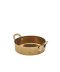 GenWare Gold Vintage Steel Mini Casserole Dish 12.25 x 3.5cm - Pack 6