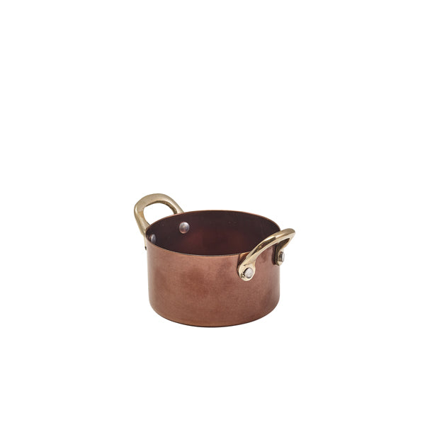 GenWare Copper Vintage Steel Mini Casserole Dish 9 x 5.25cm - Pack 6